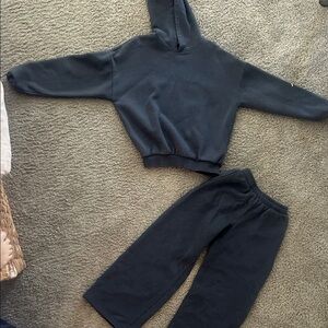 Edikted Bonney Bow detail Sweat set in Dark Grey. Worn but in good condition.